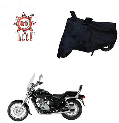 saanvi Two Wheeler Cover for Bajaj(Avenger 220 DTS-i, Black)