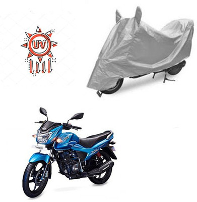 saanvi Two Wheeler Cover for TVS(Victor New, Silver)
