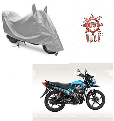 HYBRIDS COLLECTION Waterproof Two Wheeler Cover for Honda(Passion Pro TR, Silver)