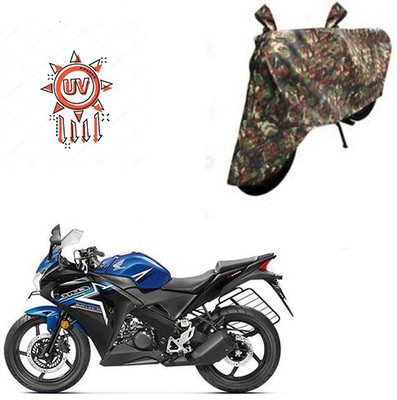 HYBRIDS COLLECTION Waterproof Two Wheeler Cover for Honda(CBR 150R, Multicolor)