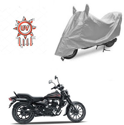 Atulit enterprises Two Wheeler Cover for Bajaj(Avenger 150 Street, Silver)
