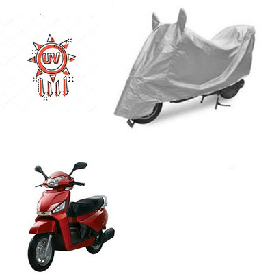 Atulit enterprises Two Wheeler Cover for Mahindra(Gusto, Silver)