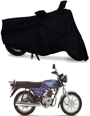 ROYAL AUTO MART Two Wheeler Cover for Bajaj(Boxer AT, Black)
