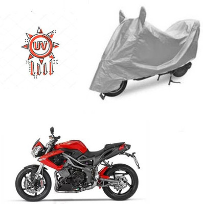 saanvi Two Wheeler Cover for DSK Benelli(TNT R, Silver)