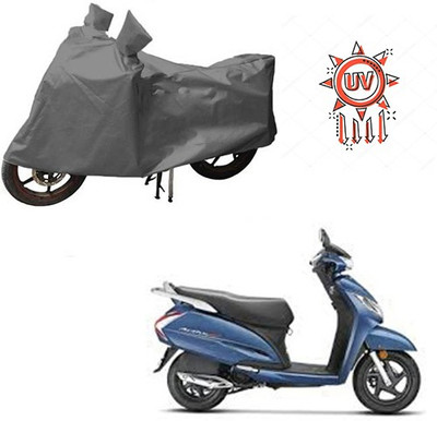 RPSENTTERPR Waterproof Two Wheeler Cover for Honda(Activa, Grey)