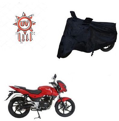 Atulit enterprises Two Wheeler Cover for Bajaj(Pulsar 200 NS DTS-i, Black)