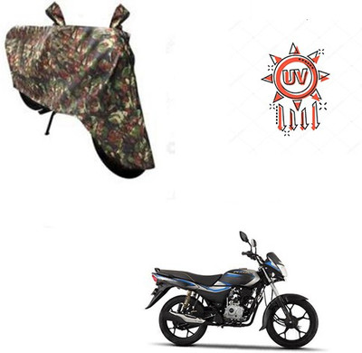 HYBRIDS COLLECTION Waterproof Two Wheeler Cover for Bajaj(Platina, Multicolor)