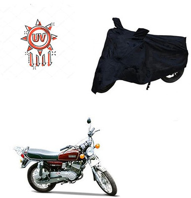 Feel heaven Two Wheeler Cover for Yamaha(RX 100, Black)