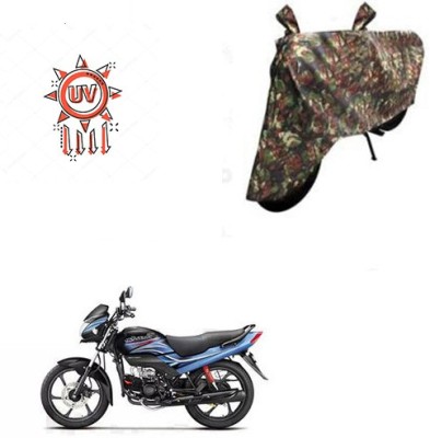 Atulit enterprises Two Wheeler Cover for Hero(Passion Plus, Multicolor)