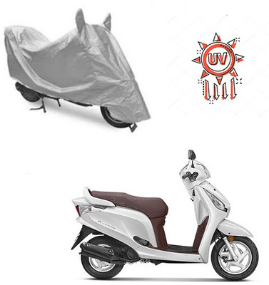 RPSENTTERPR Waterproof Two Wheeler Cover for Honda(Aviator, Silver)