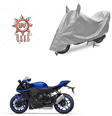 Atulit enterprises Two Wheeler Cover for Yamaha(YZF R1, Silver)
