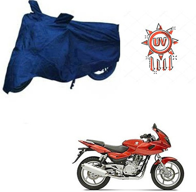 RPSENTTERPR Waterproof Two Wheeler Cover for Bajaj(Pulsar 220 DTS-i, Blue)