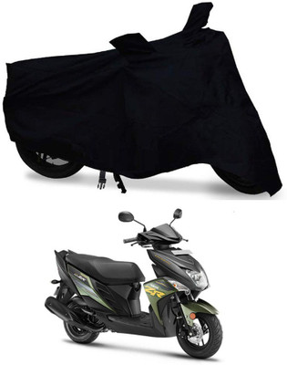 Amozkart Two Wheeler Cover for Yamaha(Cygnus Ray ZR, Black)