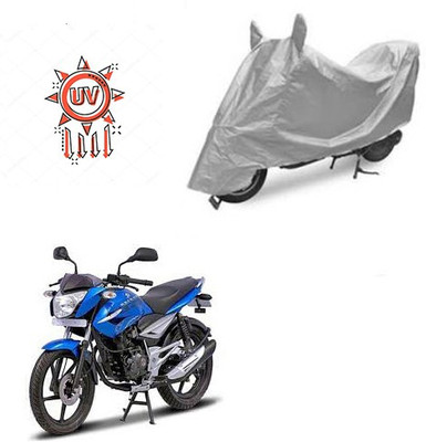Atulit enterprises Two Wheeler Cover for Bajaj(XCD 125cc, Silver)
