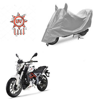 saanvi Two Wheeler Cover for DSK Benelli(TNT 25, Silver)