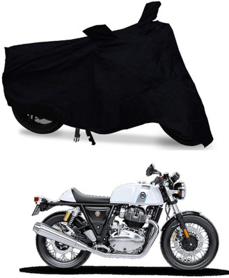 THE REAL ARV Two Wheeler Cover for Royal Enfield(Continental GT 650, Black)