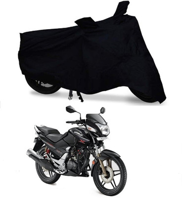 ROYAL AUTO MART Two Wheeler Cover for Hero(CBZ Extreme, Black)