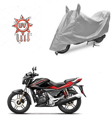HYBRIDS COLLECTON Waterproof Two Wheeler Cover for Hero(CBZ Extreme, Silver)