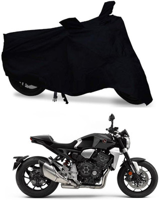 THE REAL ARV Two Wheeler Cover for Honda(CB1000R Plus, Black)