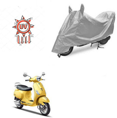 HYBRIDS COLLECTON Waterproof Two Wheeler Cover for Piaggio(Vespa SXL, Silver)