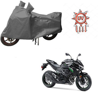RPSENTTERPR Waterproof Two Wheeler Cover for Kawasaki(Z800, Grey)
