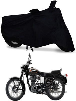 THE REAL ARV Two Wheeler Cover for Royal Enfield(Bullet Electra Twinspark, Black)