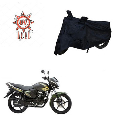Atulit enterprises Two Wheeler Cover for Yamaha(Saluto, Black)
