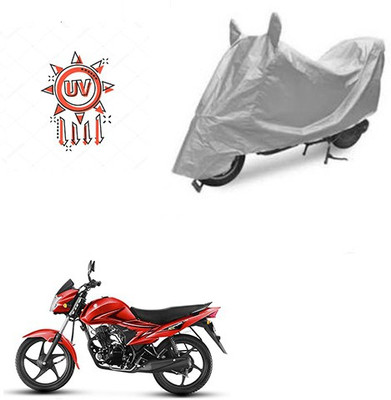 Atulit enterprises Two Wheeler Cover for Suzuki(Hayate, Silver)