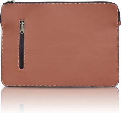 kohnsohl Leatherette with Side Pocket Sleeve Case Cover for MacBook Air 13 inch 2017/ MacBook Pro 13 inch 2017/ DELL XPS 13/ HP/ ASUS up to 13 inch Laptop Bag(Tan)