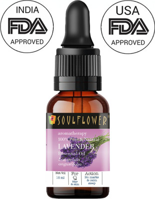 26% OFF on Soulflower Essential Oil Lavender (15 ml)| 100% Pure, Natural and Undiluted for Hair, Skin and Face(15 ml) 26% OFF on Soulflower Essential Oil Lavender (15 ml)| 100% Pure, Natural and Undiluted for Hair, Skin and Face(15 ml)