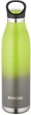 BOROSIL Hydra ColorCrush Bottle 700 ml Flask(Pack of 1, Green, Steel)