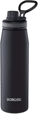 BOROSIL 900 ml Steel Flask(Pack of 1, Black)
