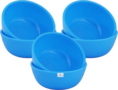 KUBER INDUSTRIES Plastic Serving Bowl(Blue, Pack of 6)
