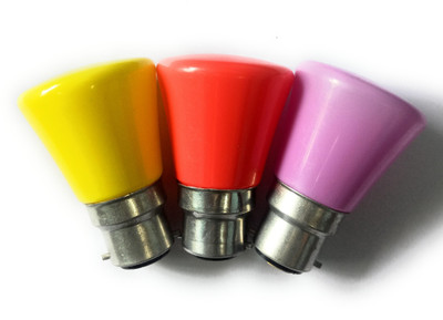 SHIVANGI LIGHTS 0.5 W Basic Standard B22 LED Bulb(Multicolor, Pack of 10)