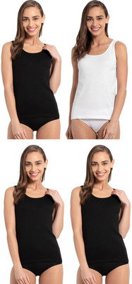 JOCKEY Women Tank Top/Vest(Pack of 4)