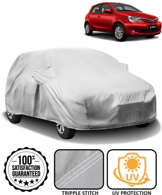 CARNEST Car Cover For Toyota Etios Liva (With Mirror Pockets)(Silver)