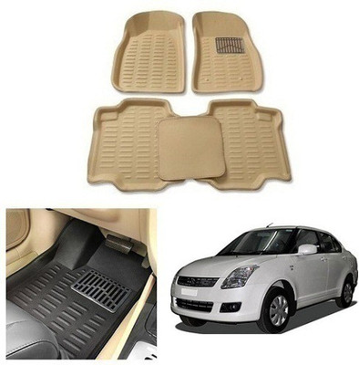 After cars Plastic 3D Mat For  Maruti Suzuki Swift Dzire(Beige)