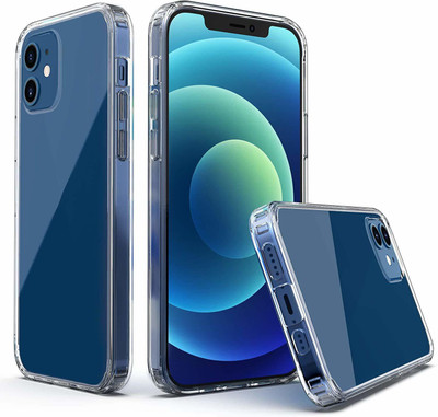 NewStatus Back Cover for APPLE iPhone 12 Pro, Plain, Back, Case, Cover(Transparent, Grip Case, Pack of: 1)
