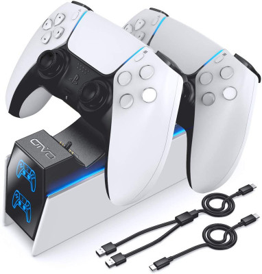 OIVO PS5 Controller Charger Dock Station Compatible with Playstation 5 DualSense Controller Remote Charging Dock Station, Fast Charger Docking Station