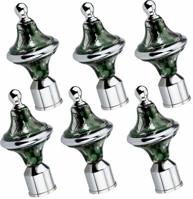 GROWNIX Green Rod Rail Bracket Metal(Pack of 6)