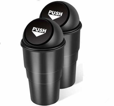 PRAVAHAM PP (Polypropylene) Dustbin(Black)