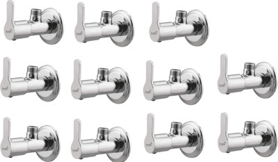 Prestige . Chrome Plated Stainless Steel Flora Angel Valve Set of -11 Bib Tap Faucet(Wall Mount Installation Type)