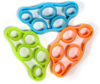 HACKERX Set of 3 New launched Hand Strengthener (Green, Blue, Orange) Hand Grip/Fitness Grip(Multicolor)