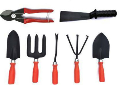 ERIN Gardening Tools with Khurpi Pruner and Trowel Kit Garden Tool Kit Garden Tool Kit(7 Tools)
