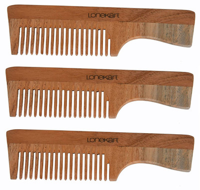 Lonekart Natural Handle comb