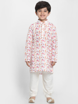 VASTRAMAY Boys Festive & Party, Wedding Kurta and Pyjama Set(Multicolor Pack of 1)