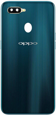 Spares4ever Oppo Oppo A7 Blue Back Panel(Blue)