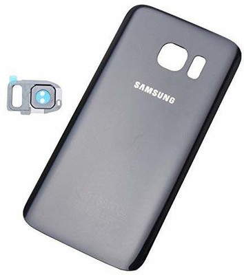 Spares4ever Samsung Samsung Galaxy S7 Black Back Panel(Black)