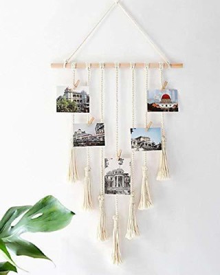 VAH Wood Wall Photo Frame(Multicolor, 8 Photo(s), All type of Photos)