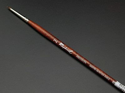 Raphael Precision Watercolour Retouching Brush No.2(Brown)
